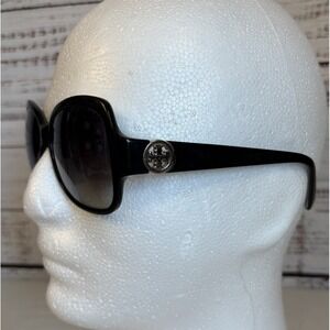 Tory Burch TY7059 Black Sunglasses Big Eye Oversized Y2K Style